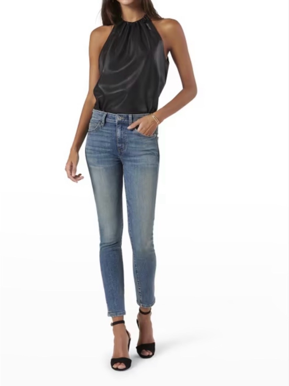 Joie Bonita Vegan Leather Top